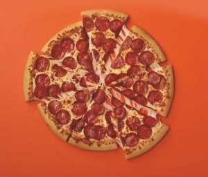 Pizza extra pepperoni
