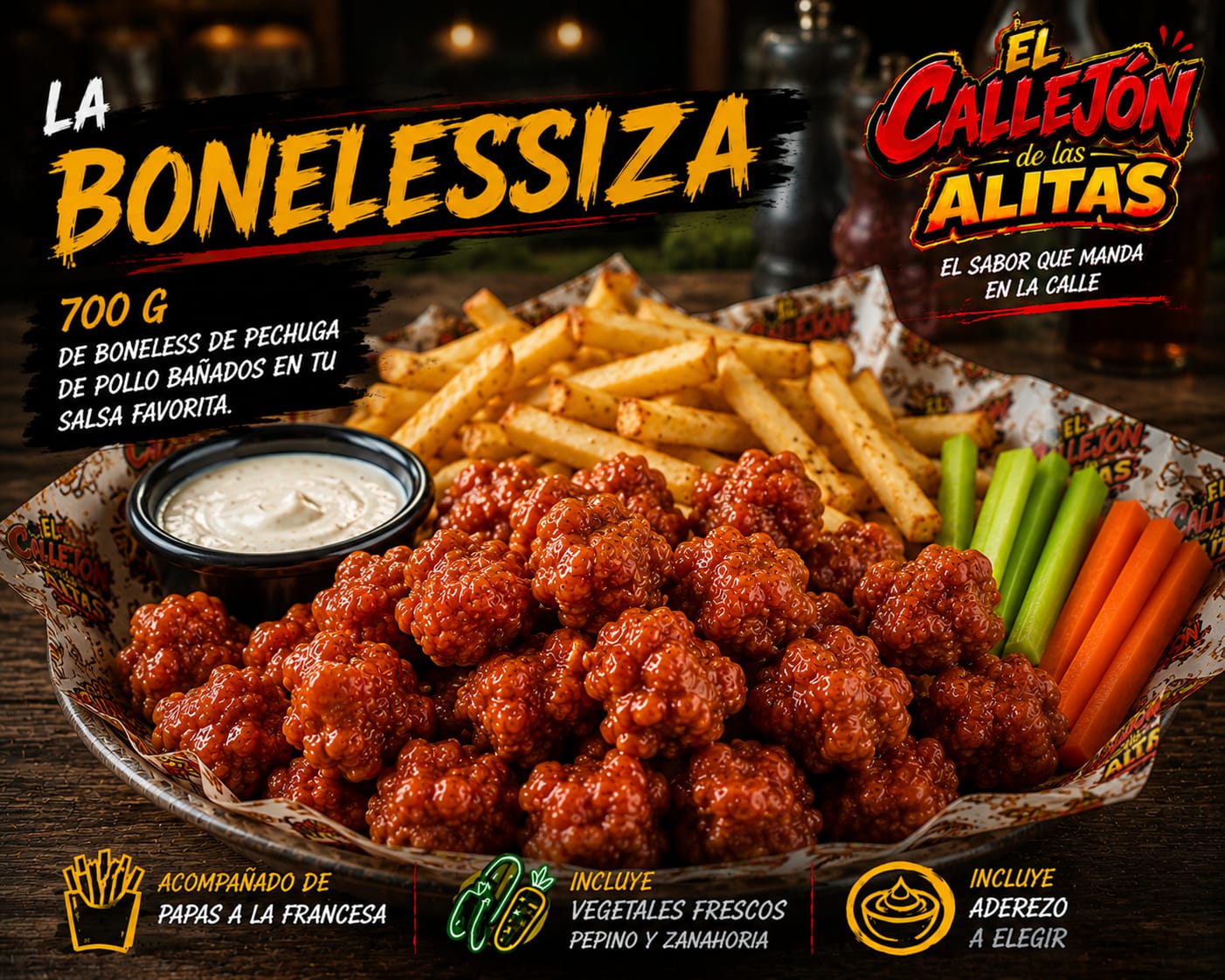 Boneless La Bonelessiza